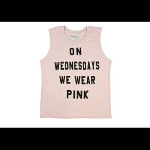 Mean Girls “On Wednesdays We Wear Pink” Pink Tank​​​​​​​​​
